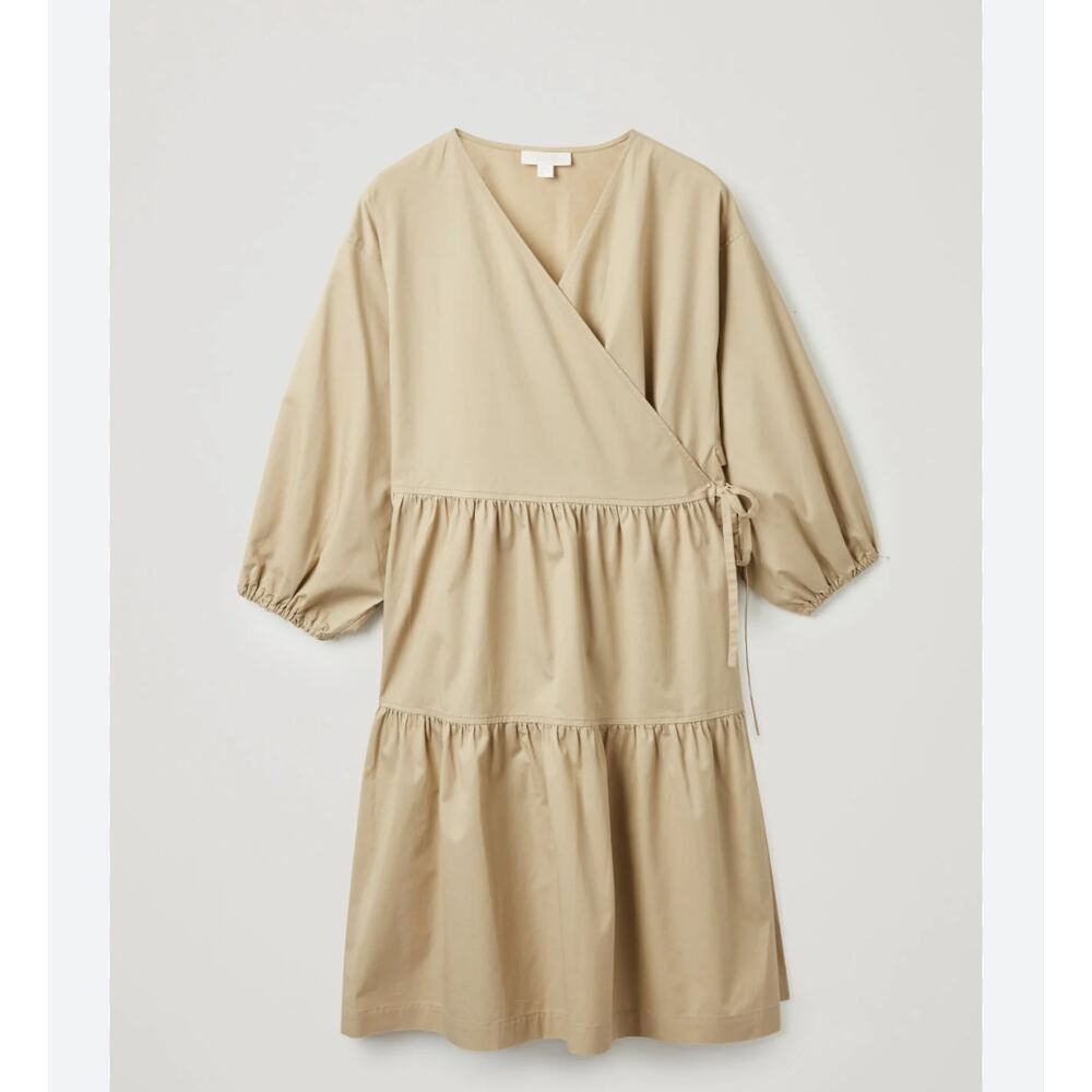COS Gathered A Line Wrap Dress